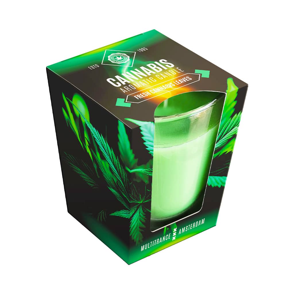 Friske Cannabis Blade Duftlys